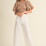 Daisy Stretched Fabric Pants