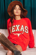 Load image into Gallery viewer, Texas Graphic Sweatshirt with Longhorn
