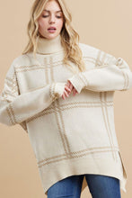 Load image into Gallery viewer, Jessica Grid Print Sweater
