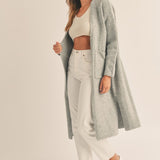 Tate Fuzzy Long Cardigan