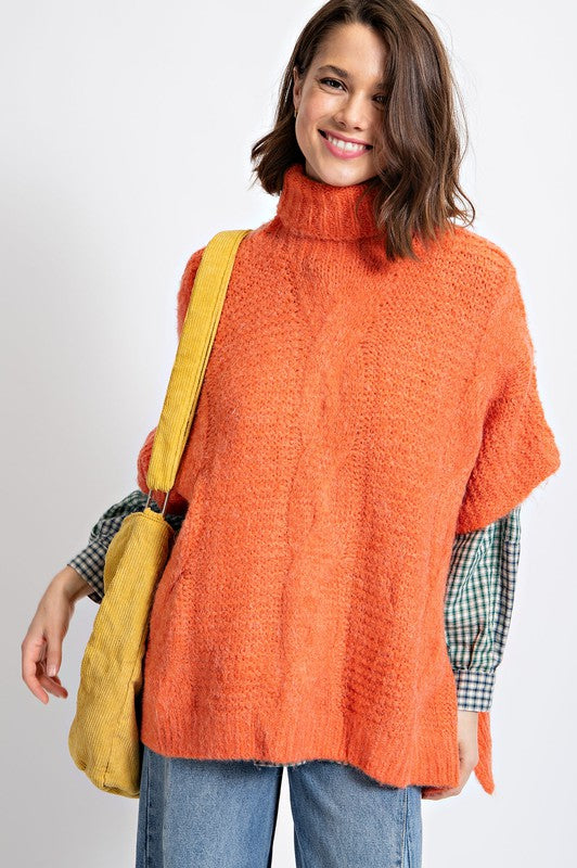 Brenda Poncho Sweater