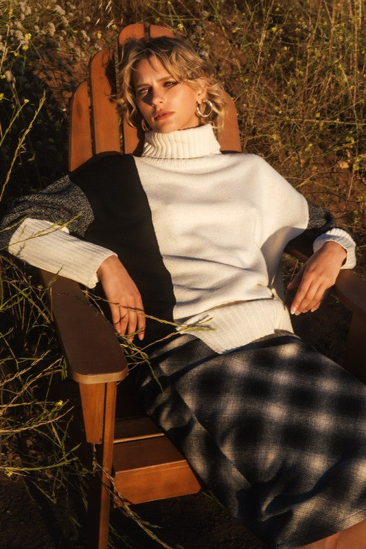 Marin Color Block Sweater