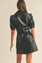 Load image into Gallery viewer, Kate Faux Leather Dress
