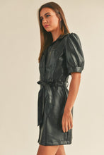 Load image into Gallery viewer, Kate Faux Leather Dress
