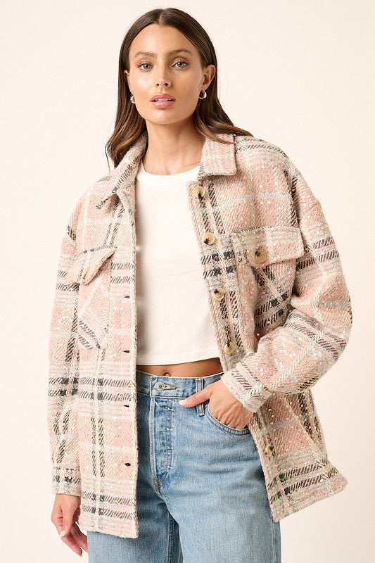Nora Sequin Shacket