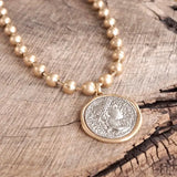 Gold Coin Necklace