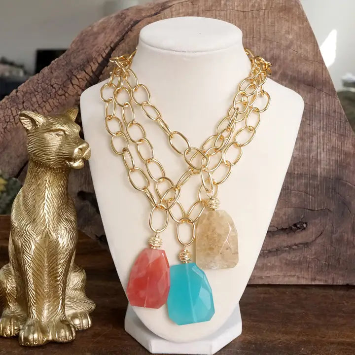 Patti Gem Necklace