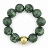 Jan Green Bead Bracelet