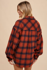 Cheryl Oversized Plaid Shacket