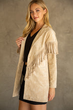 Load image into Gallery viewer, Gabriella Fringe Faux Suede Jacket
