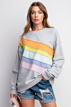 Load image into Gallery viewer, Rainbow Colorblock Sweatshirt
