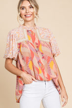Load image into Gallery viewer, Catalina Multi Print Blouse
