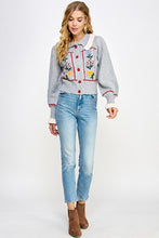 Load image into Gallery viewer, Rachel Embroidered Cardigan
