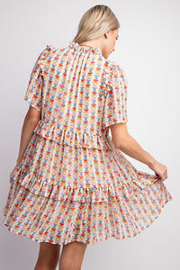 Sylvia Geo Print Dress