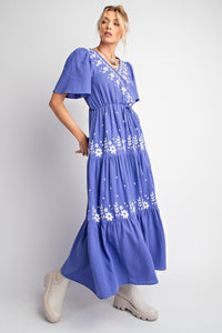 Riley Embroidered Maxi Dress