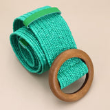 Wood Buckle Belt