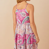 Mia Paisley Print Tank Dress