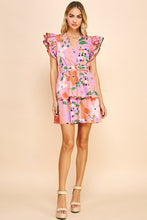 Load image into Gallery viewer, Freya Pink Floral Dress
