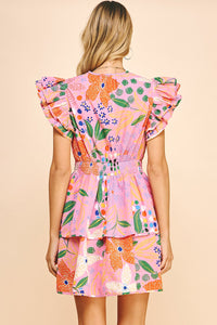 Freya Pink Floral Dress