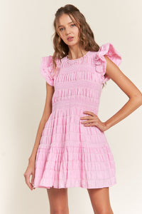 Addison Textured Mini Dress