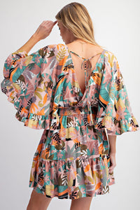 Aria Floral Print Dress