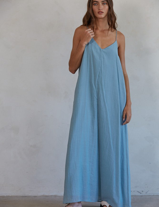 Alana Linen Maxi Dress