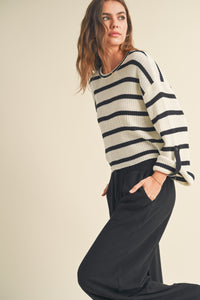 Ruby Striped Sweater Top