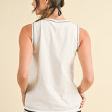 Large Bow Knit Tank