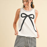Large Bow Knit Tank