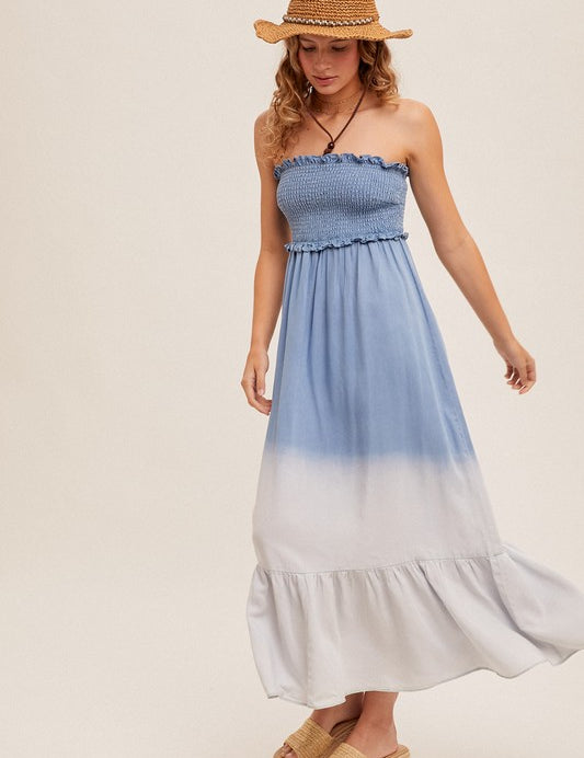 Aubrey Contrast Maxi Dress