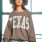 Texas Ribbed Sweatshirt