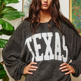 Texas Ribbed Sweatshirt