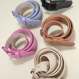 Colorful Lux Faux Leather Belt