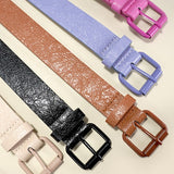 Colorful Lux Faux Leather Belt