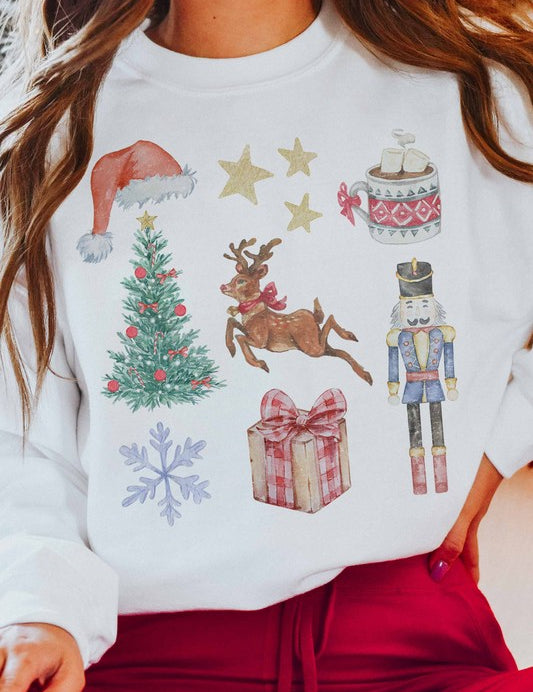 Christmas Collage Sweatshirt