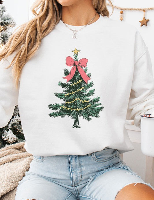 Coquette Bow Tree Sweatshirt