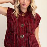 Kristine Front Button Vest
