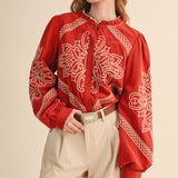 Blaire Embroidered Top
