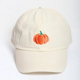 Pumpkin Embroidery Baseball Cap
