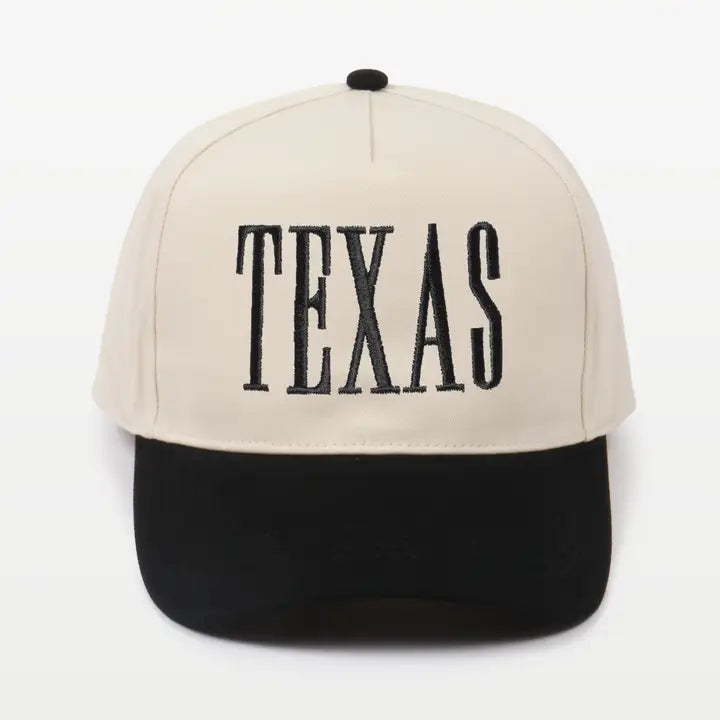 “TEXAS” Two-Tone Trucker Cap