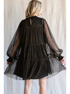 Ariel Twinkle Mesh Dress