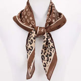 Leopard Multi Print Bandana Scarf