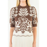 Stevie Pattern Knit Top