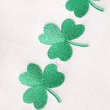 Four Clovers Embroidered Sweatshirt
