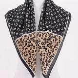 Leopard Multi Print Bandana Scarf