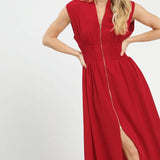 Morgan Front Zip Up Dress