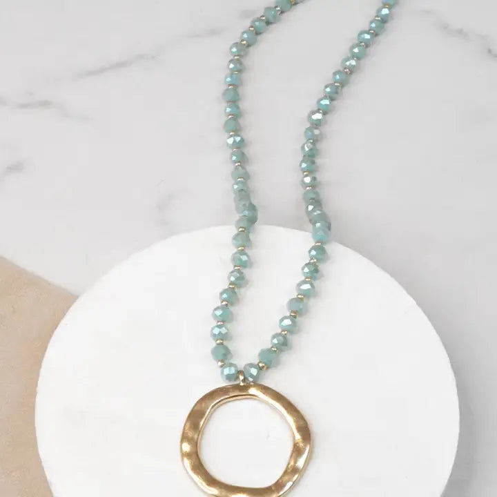 Penelope Aqua Necklace