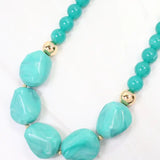 Lola Beaded Turquoise Necklace