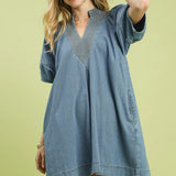 Kayla Denim Mini Dress