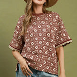 Wren Jacquard Top